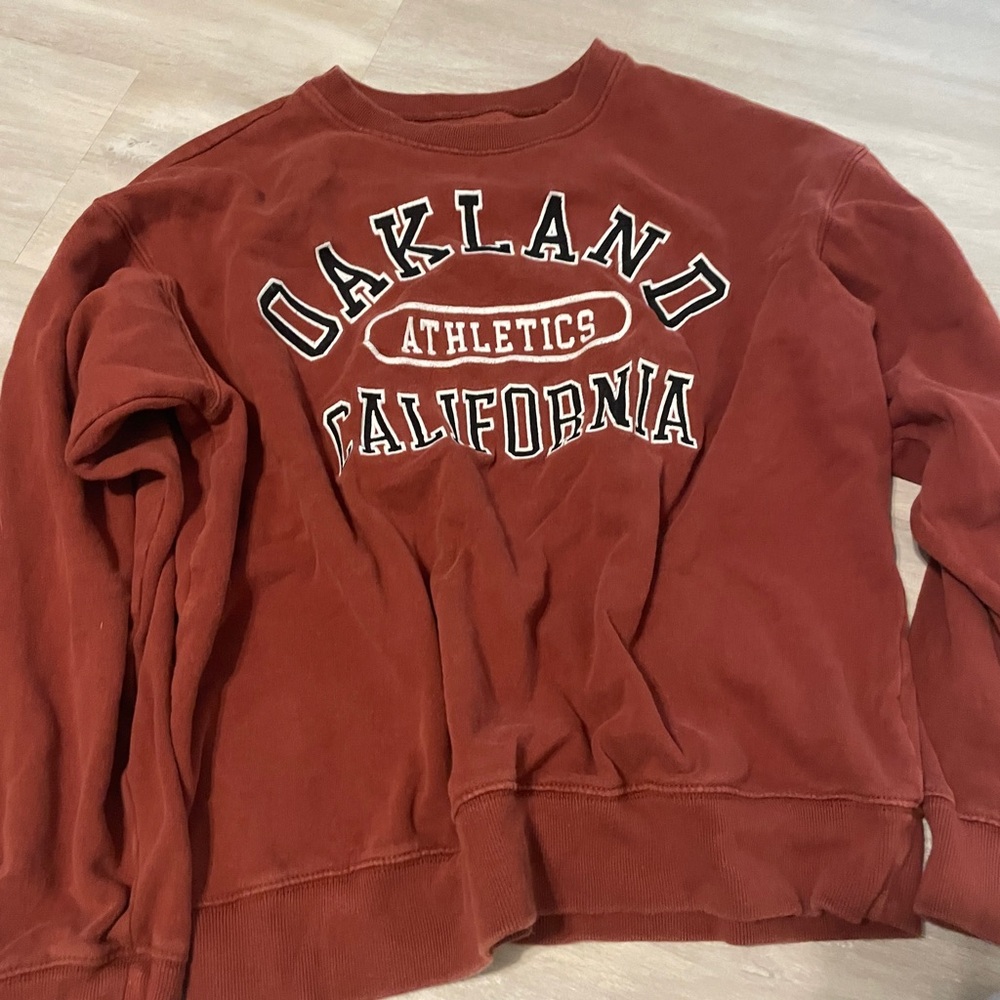 Aeropostale Red Crew Neck Sweater